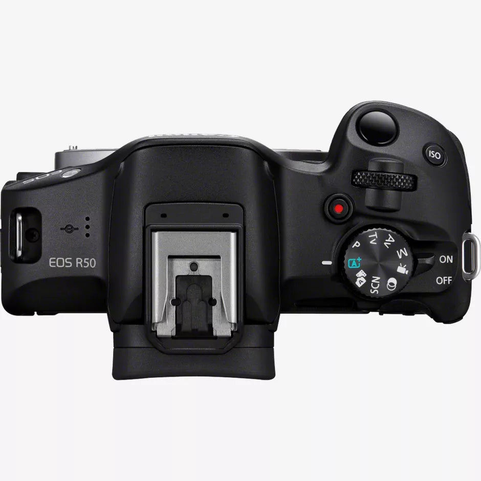 Canon EOS R50 spiegelloses Kameragehäuse, Schwarz
