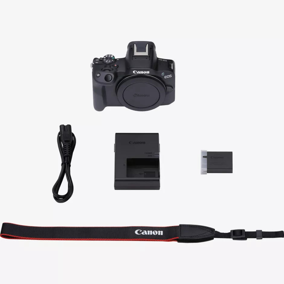Canon EOS R50 spiegelloses Kameragehäuse, Schwarz