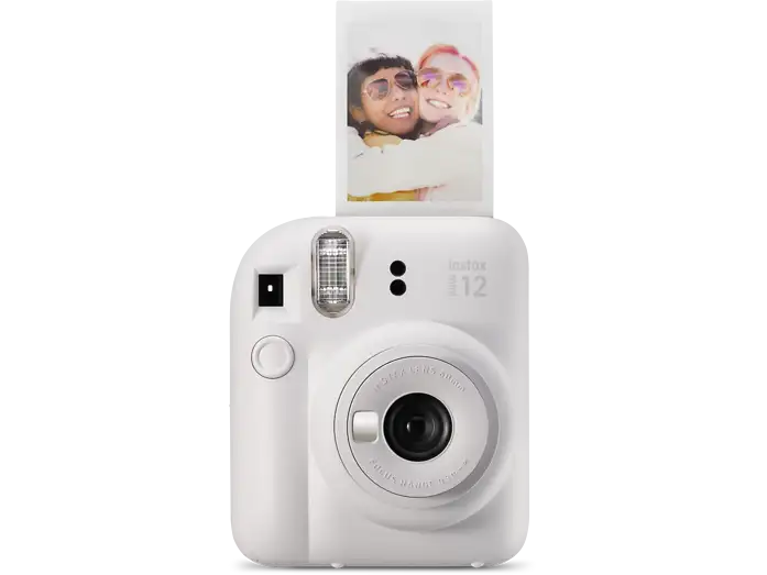 FUJIFILM INSTAX mini 12 Sofortbildkamera, Clay White