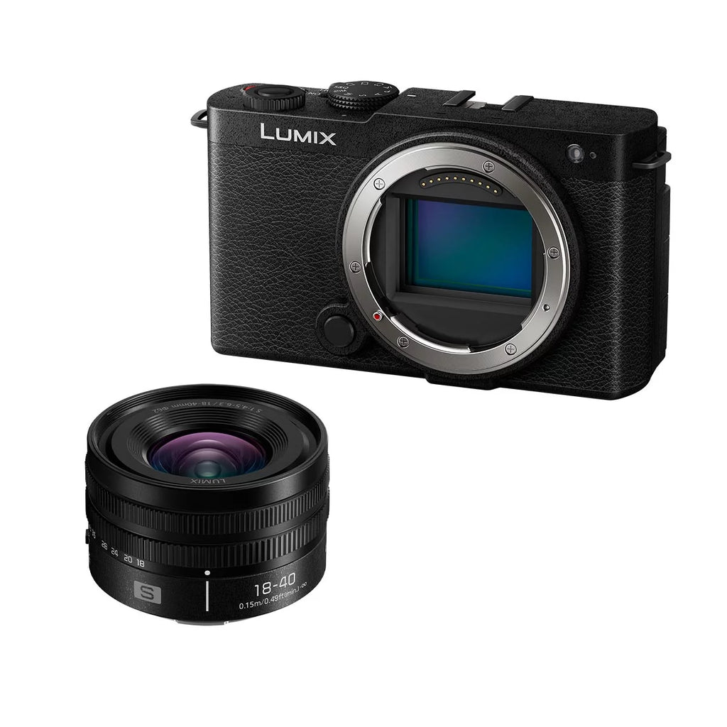 Panasonic LUMIX DC-S9 Smokey White mit LUMIX S 18-40mm F4.5-6.3
